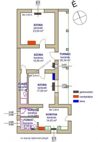 Eladó családi ház, Tiszafüreden 47 M Ft, 3 szobás
