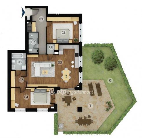 Eladó téglalakás, Budapesten, XII. kerületben 408.652 M Ft