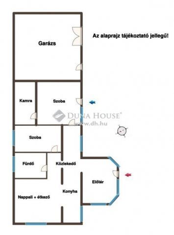 Eladó családi ház, Áporkán 48 M Ft, 3 szobás