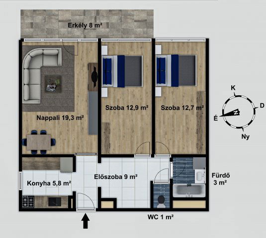 Eladó panellakás, Budapesten, XVII. kerületben, Pesti úton