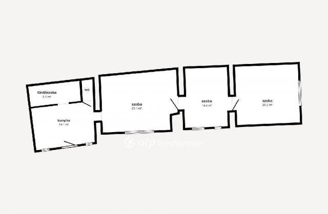 Eladó családi ház, Edelényben 15 M Ft, 3 szobás