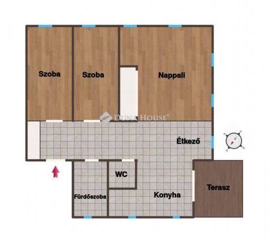 Eladó téglalakás, Pakson 59.9 M Ft, 3 szobás