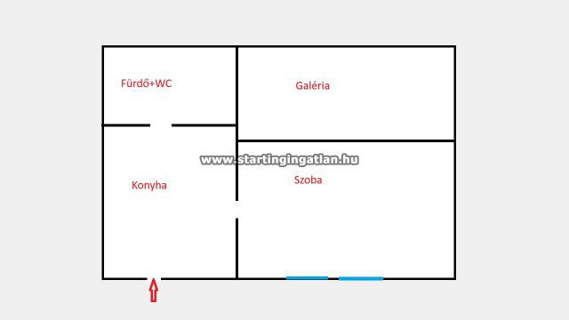 Eladó téglalakás, Budapesten, VII. kerületben, Garay utcában