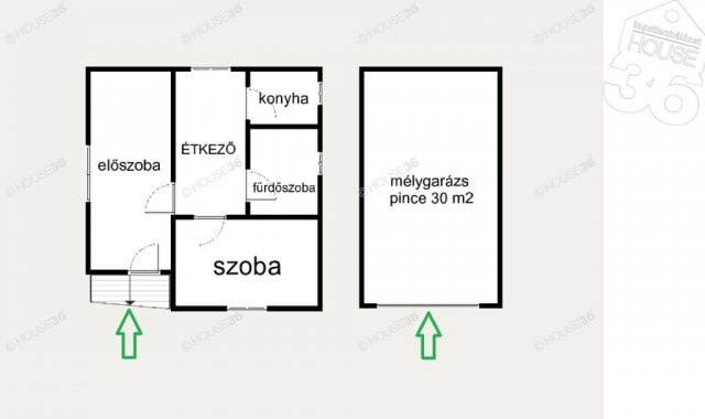 Eladó családi ház, Kecskeméten 33.9 M Ft, 1 szobás
