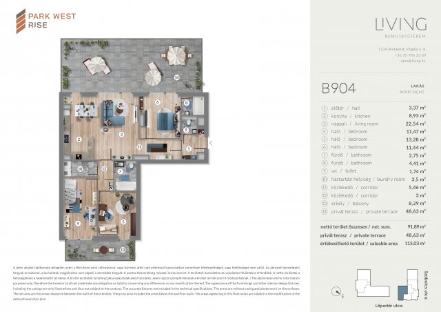 Eladó téglalakás, Budapesten, XIII. kerületben, Szabolcs utcában