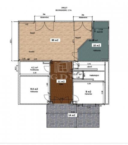 Eladó ikerház, Szombathelyen 92.99 M Ft, 4 szobás