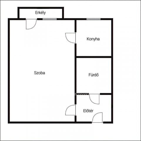 Eladó panellakás, Miskolcon 19.9 M Ft, 1 szobás