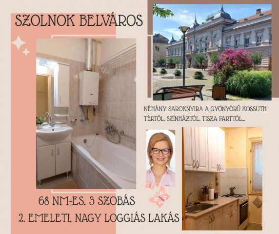 Eladó téglalakás, Szolnokon 42.5 M Ft, 3 szobás