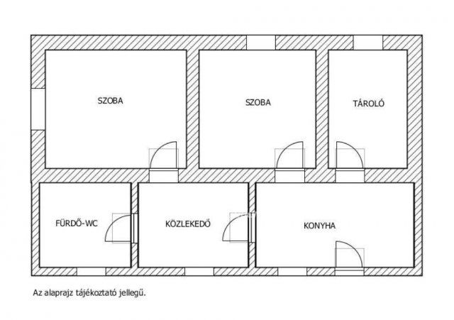 Eladó családi ház, Csanyteleken 12.5 M Ft, 2+1 szobás