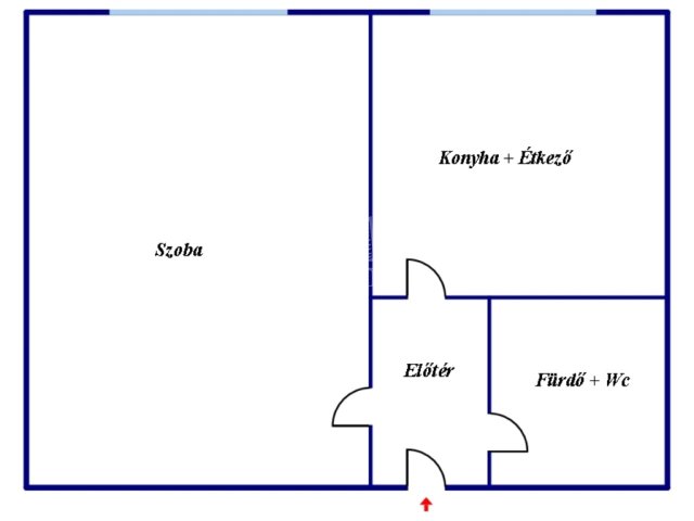 Eladó panellakás, Székesfehérvárott 42 M Ft, 1 szobás