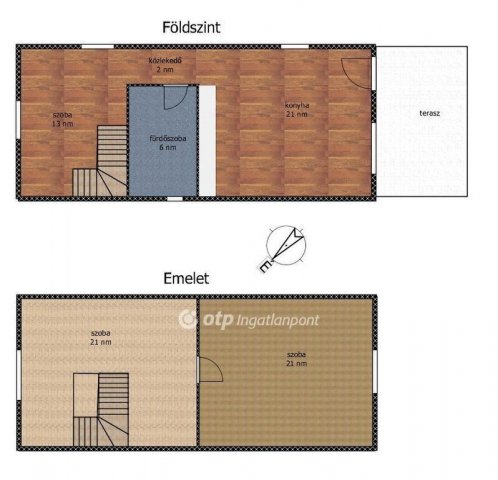 Eladó családi ház, Tárnokon 49.9 M Ft, 3 szobás