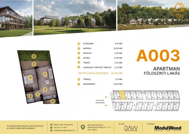 Eladó téglalakás, Balatonföldváron, Rákóczi Ferenc utcában