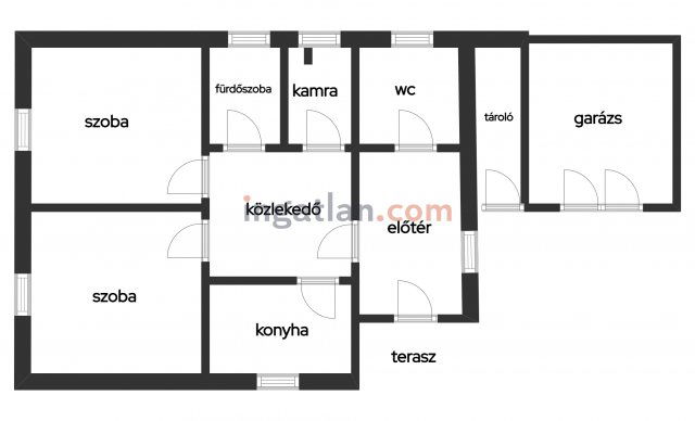 Eladó családi ház, Alsóújlakon 21.9 M Ft, 2 szobás