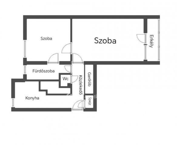 Eladó téglalakás, Egerben 34.9 M Ft, 2 szobás