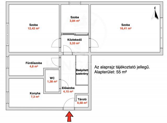 Eladó panellakás, Budapesten, XIV. kerületben 72.6 M Ft, 3 szobás