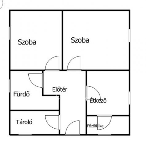 Eladó családi ház, Orosházán 32 M Ft, 2 szobás