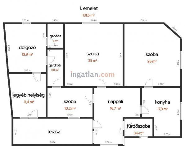 Eladó családi ház, Tiszasason 18 M Ft, 3 szobás