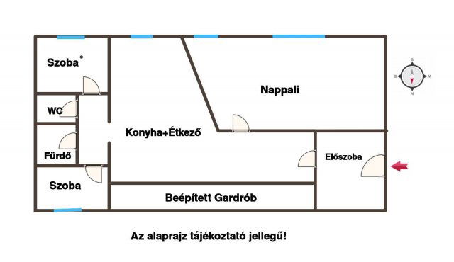 Eladó téglalakás, Zalaegerszegen 69.5 M Ft, 3 szobás