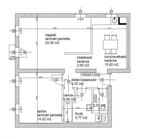 Eladó téglalakás, Bicskén 57.72 M Ft, 3 szobás