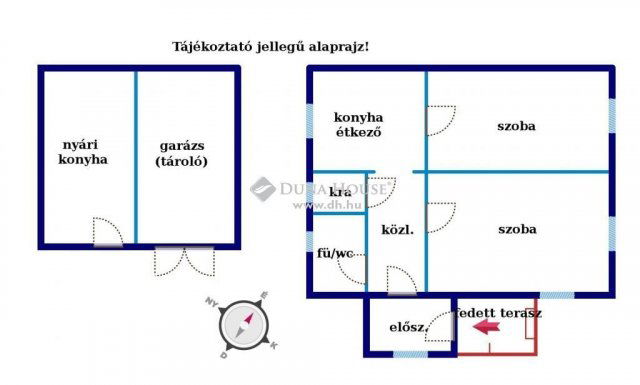 Eladó családi ház, Pusztaszabolcson 30 M Ft, 2 szobás