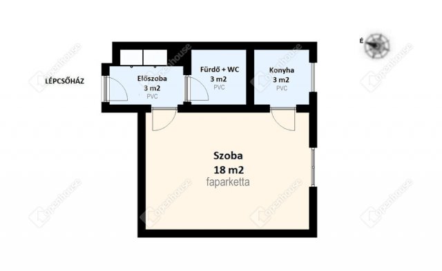 Eladó téglalakás, Miskolcon 16.9 M Ft, 1 szobás