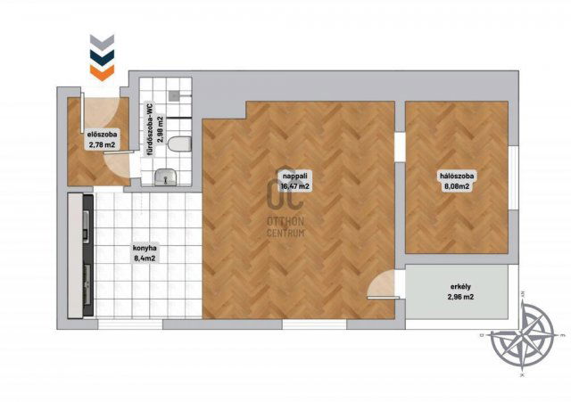 Eladó téglalakás, Budapesten, XI. kerületben 68.9 M Ft, 2 szobás