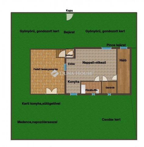 Eladó nyaraló, Ráckevén 27.99 M Ft, 2 szobás
