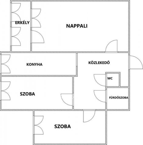 Eladó panellakás, Egerben 56 M Ft, 3 szobás