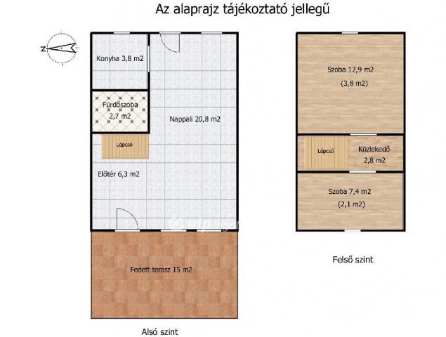 Eladó nyaraló, Dömsödön 22.7 M Ft, 1+2 szobás