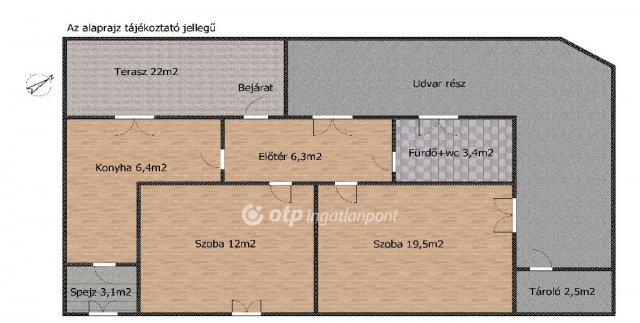 Eladó sorház, Budapesten, XX. kerületben 38.5 M Ft, 2 szobás
