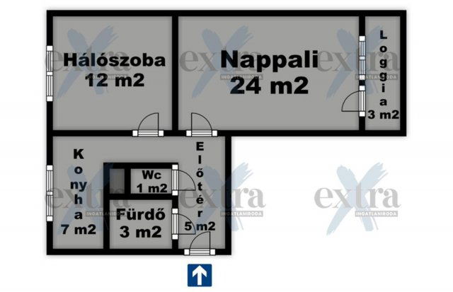Eladó panellakás, Szegeden 47 M Ft, 2 szobás