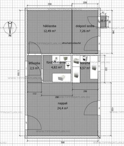 Eladó panellakás, Budapesten, XXII. kerületben 69.5 M Ft