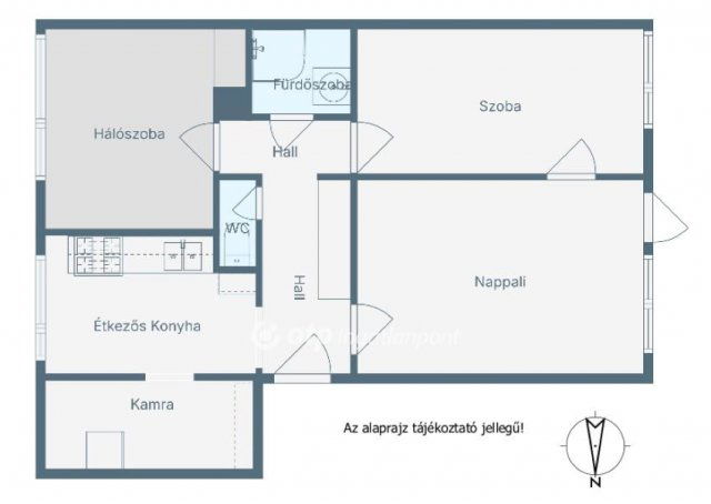 Eladó téglalakás, Csornán 42.9 M Ft, 3 szobás