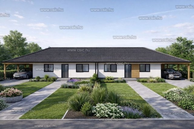 Eladó ikerház, Pilisen 72 M Ft, 4 szobás / költözzbe.hu