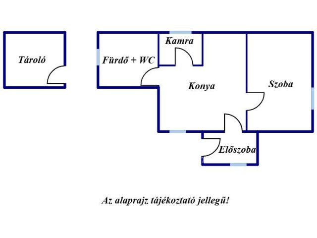 Eladó családi ház, Öcsödön 3.6 M Ft, 1 szobás