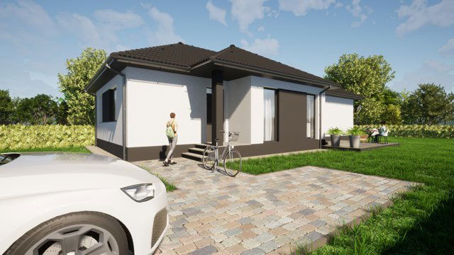 Eladó ikerház, Győrújfalun 94.9 M Ft, 4 szobás