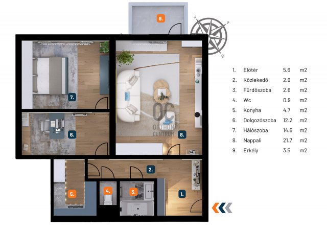Eladó panellakás, Budapesten, XVI. kerületben 68 M Ft, 3 szobás