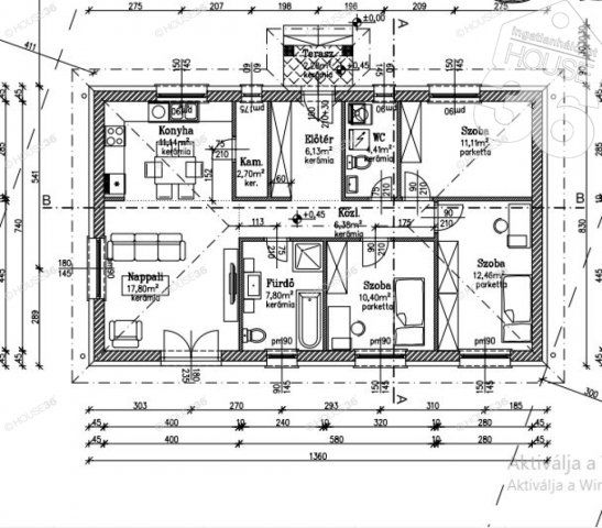 Eladó családi ház, Kecskeméten 82.9 M Ft, 4 szobás