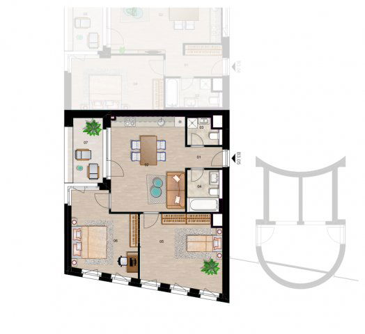 Eladó téglalakás, Budapesten, XVIII. kerületben, Üllői úton