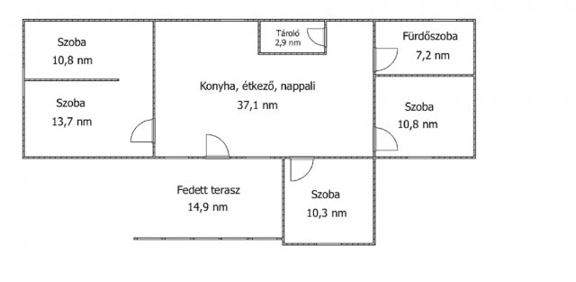 Eladó családi ház, Somlóvásárhelyen 29.9 M Ft, 3+1 szobás