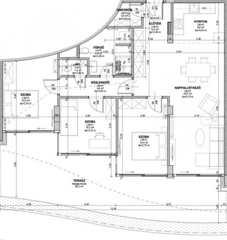 Eladó téglalakás, Szegeden 145 M Ft, 4 szobás