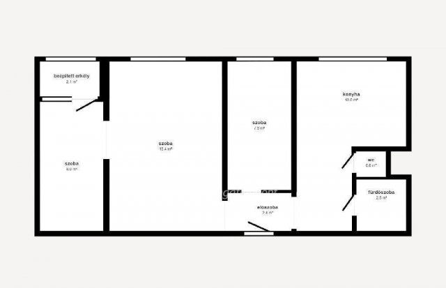 Eladó panellakás, Miskolcon 34.9 M Ft, 1+2 szobás