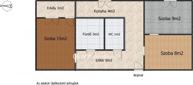 Eladó panellakás, Dunaújvárosban 32 M Ft, 3 szobás