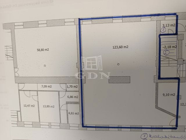 Eladó üzlethelyiség, Budapesten, VIII. kerületben 84.9 M Ft