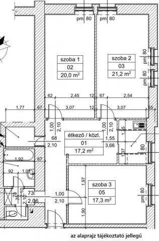 Kiadó téglalakás, albérlet, Szegeden 350 E Ft / hó, 3 szobás