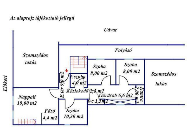 Eladó téglalakás, Gyulán 55 M Ft, 2+2 szobás