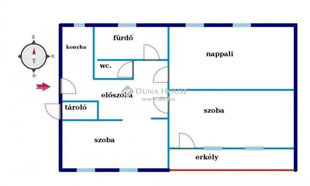 Eladó téglalakás, Budapesten, XI. kerületben 63.6 M Ft, 3 szobás