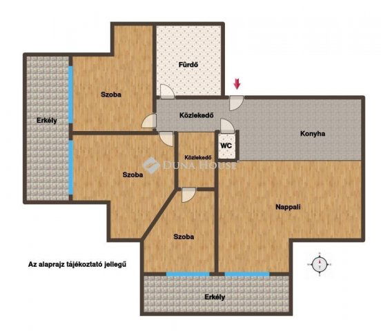 Eladó téglalakás, Budapesten, IV. kerületben 109.9 M Ft