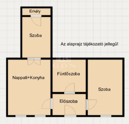 Eladó téglalakás, Budapesten, VIII. kerületben 79.9 M Ft