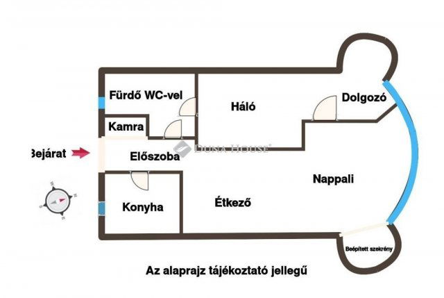 Eladó téglalakás, Budapesten, VI. kerületben 99 M Ft, 2 szobás